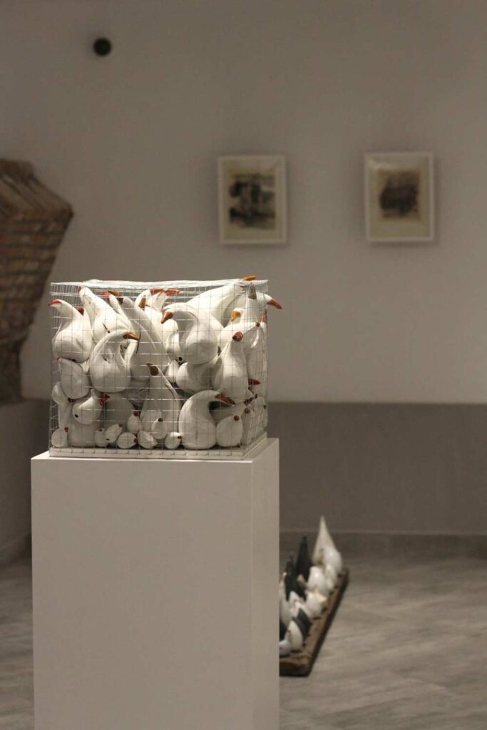 Wystawa rzeźby w Galerii Piwniczka